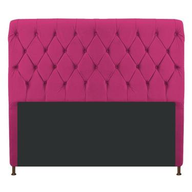 Imagem de Cabeceira Cristal 195 Cm King Size Com Capitonê Suede Pink