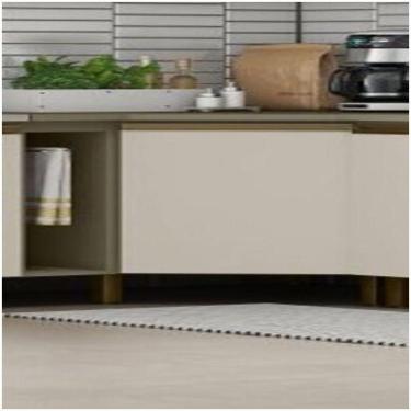 Imagem de Balcão Canto Oblíquo 01 Porta évelin Henn Duna Cristal