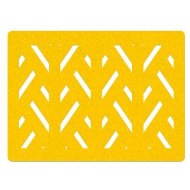 Imagem de Kit 2 Jogo Americano de Feltro Formas Amarelo