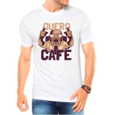 Imagem de Camiseta Café Coffee Humor Masculina02 - Design Camisetas