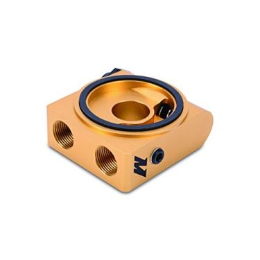 Imagem de Mishimoto Placa para sanduíche de óleo com termostato montado na parte traseira