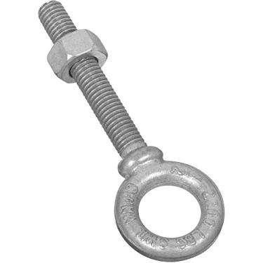 Imagem de (1/2" x 3-1/4") - National Hardware Stanley N245-159 3260BC Eye Bolt in Galvanised Steel, 1.3cm x 7.6cm - 0.6cm