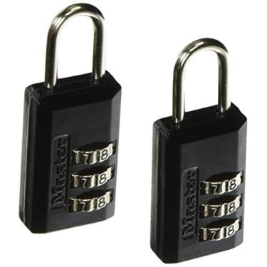 Imagem de Cadeado de combina o redefin vel Master Lock 646T 3/4" 2 unidades