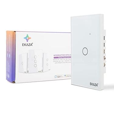 Imagem de EKAZA Interruptor Inteligente, Touch, Wifi+BLE, 1 botão, Branco, Compativel com Google home e Alexa -T207-1W