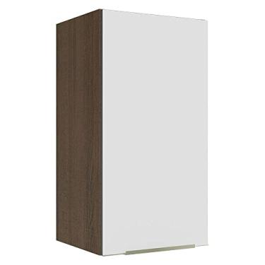 Imagem de Armário Aéreo Madesa Lux 35 cm 1 Porta - Rustic/branco Veludo