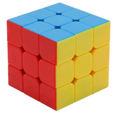 Imagem de Cubo Mágico Barato Giro Rápido Profissional Magic Cube 3X3 - 99Toys
