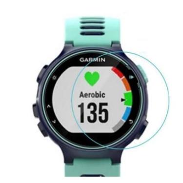 Imagem de (Pacote com 3) Película protetora de tela para relógio Garmin Forerunner 735XT, ONGHSD antiarranhões de alta definição para relógio inteligente de vidro temperado para Forerunner 735XT