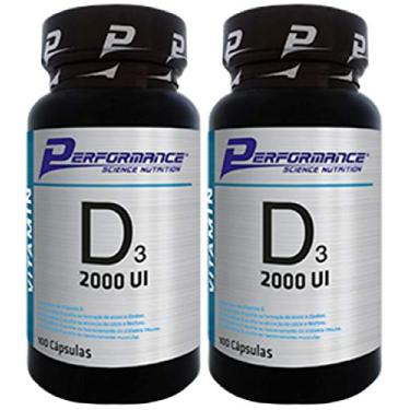 Imagem de Vitamina D3 2000ui 50 mcg + Vitamina E + MCT Performance Nutrition 100 softgel Kit 2 Und