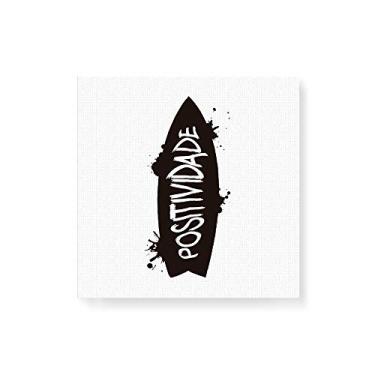 Imagem de Arte Maníacos Quadro Decorativo em Tela Canvas Surf Positividade - 50x50cm