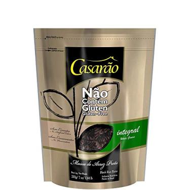 Imagem de Massa de arroz preto integral tipo fuzilli Casarão 200g
