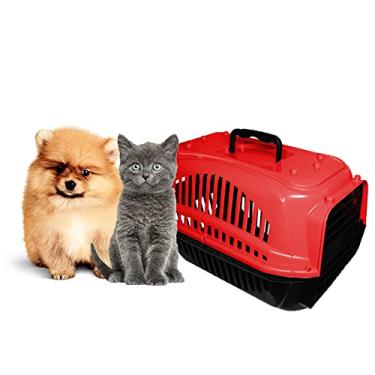 Imagem de Caixa de transporte Gato, Caixa transporte Cachorro (Vermelho)