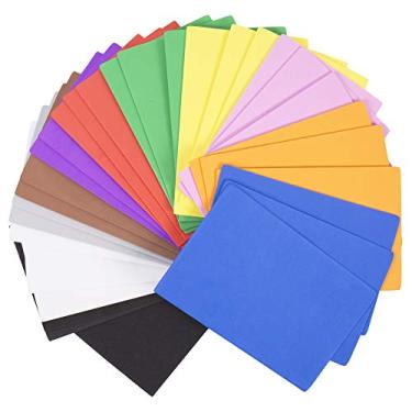 Imagem de Horizon Group USA 30 Rainbow Colorful Foam Sheets 5X 8.5, Multipack Assorted Vibrant Colors, Great for DIY Craft Projects, Multicolor