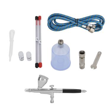 Imagem de Pistola de pulverização com bicos de pote de spray agulha G1/8 kit de aerógrafo para pintura de aerógrafo DIY, decoração de casa, modelo de impressão, etc.