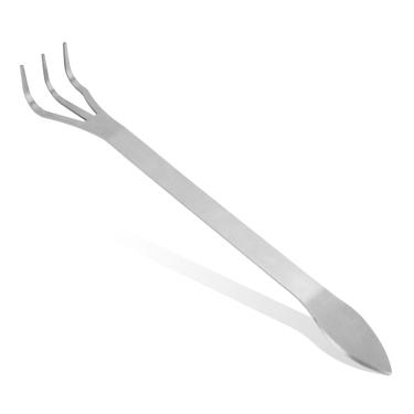 Imagem de Eboxer Conjunto de ancinho de raiz de aço inoxidável com 3 garras, ferramenta de bonsai, ancinho, ferramentas de jardinagem