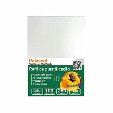 Imagem de Polaseal Plástico para Plastificação CNPJ 121x191x0,10 100un
