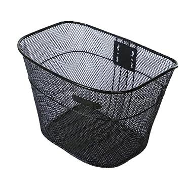 Imagem de Cesta de bicicleta Cesta de armazenamento de bicicleta universal resistente para animais de estimação Carga Rack de bicicleta Carga Rack Cesta de, PRETO