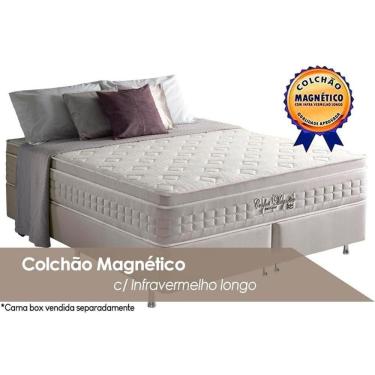 Imagem de Colchão Queen Espuma D33 Magnético c/ Confort Euro Pillow (158x198x32) - Anjos