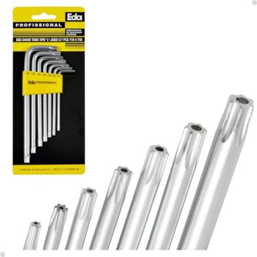Imagem de Chave Torx L JG c/07 Pcs T-10 A T40