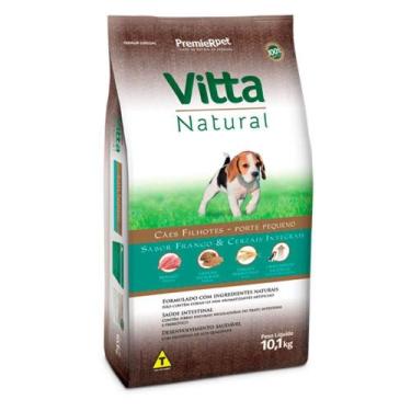 Imagem de Vitta Natural Cães Filhotes Raças Pequenas Frango E Cereais 10,1 Kg -