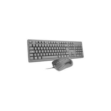 Imagem de Teclado e Mouse Rise Mode Office OF 01, USB, ABNT2, Preto - RM-TM-01-FB