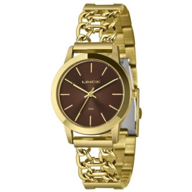 Imagem de Relógio Lince Feminino Ref: Lrg4773l36 N1kx Bracelete Dourado
