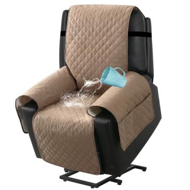 Imagem de H.VERSAILTEX 2024 Nova versão 100% impermeável capa reclinável de elevação de energia elétrica para idosos capas de cadeira reclináveis antiderrapantes com bolso lateral laváveis grandes capas