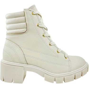 Imagem de Bota Coturno Feminino Tratorado Salto Bloco Médio Moleca 5338.107