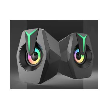 Imagem de Caixa de Som Kapbom KA-1013 Com Entrada USB P2 - Compatível Com Notebook Smartphones E Tablets - Design Compacto - Portátil - Prática - Potente