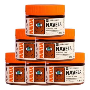 Imagem de Kit 6X: Creme de Avelã com Cacau Navelã Naveia 200g