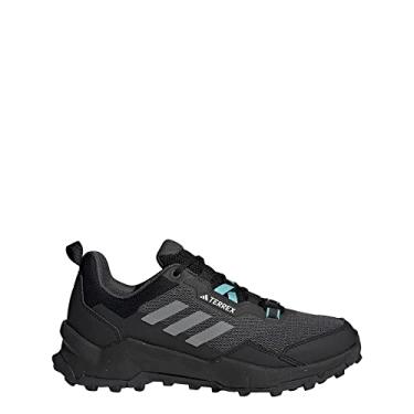 Imagem de Adidas Tênis de caminhada feminino Terrex Ax4 Gore-tex, Preto/Cinza/Menta Tonelada, 34