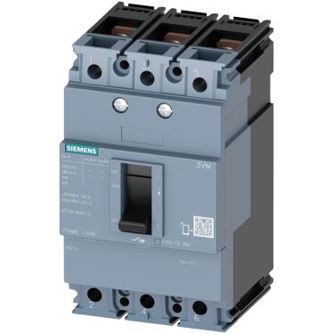 Imagem de Disjuntor Caixa Moldada Tripolar SENTRON 3VM10 16kA 380Vca – Siemens | 16A Cód. 3VM1096-2ED32-0AA0
