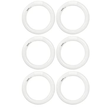 Imagem de (case of 6) Sylvania 23537 Bright White/Warm White Premium Circline Fluorescent T9 Circle 8 inch Diameter, 22 watts, 3000K, 1100 lumens, 80 CRI Fluorescent Light Bulb