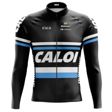 Imagem de Camisa Ciclismo Caloi Decole Manga Longa Dry Fit Uv Bike Mtb