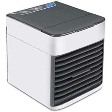 Imagem de Ar Condicionado Portátil Cooler Pessoal Umidificador Climatizador Luz 