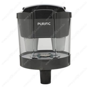 Imagem de Purificador de água purific com refis alcalinum na cor preta e cristal