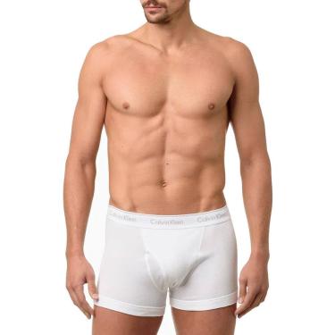 Imagem de Kit C/3 Cuecas Boxer Calvin Klein Algodão C/Abertura NB4002