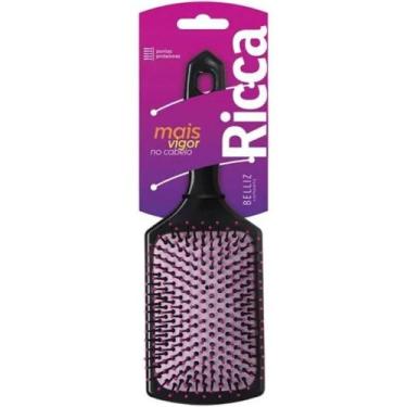 Imagem de Escova De Cabelo Desembaraça Raquete Grande Original - Ricca