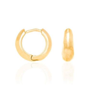 Imagem de Brincos banhado ouro 3x 24k 18k e 22k femininos argola pequenos romman