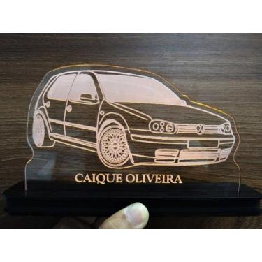 Imagem de Luminária Decorativa com LED Golf Mk4 4P Roda BBS - Hobbies do Ofício,