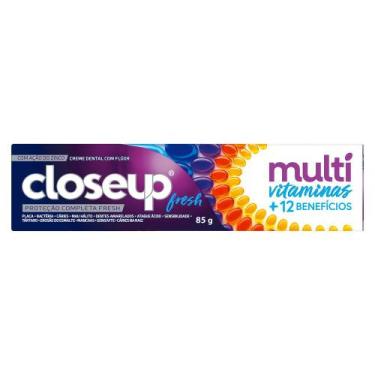 Imagem de Creme Dental Closeup Multi Vitaminas +12 Benefícios Fresh 85g - Close 