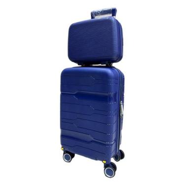 Imagem de Mala De Bordo 10Kg + Frasqueira Polipropileno Inquebrável - Ultra Leve