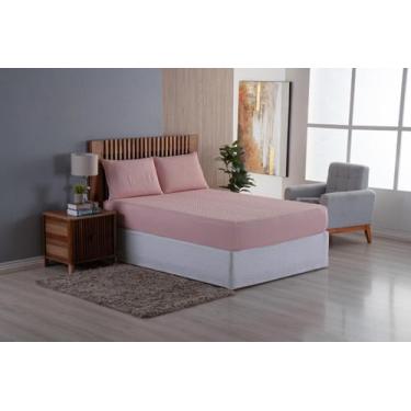 Imagem de Capa Impermeável para Colchão Casal Queen Tecido Micropercal 400 Fios 