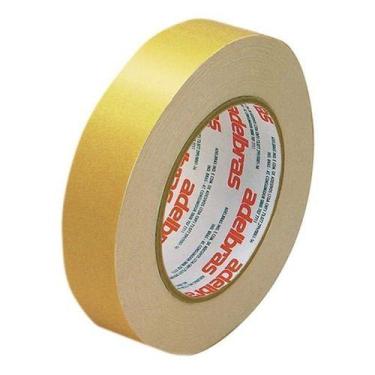 Imagem de 5x Fitas Papel Dupla Face Para Carpete Adelbras 25mm X 30m