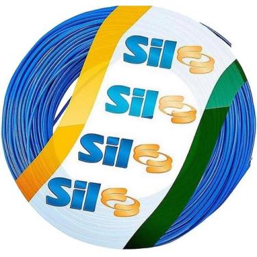 Imagem de Fio Cabo Flexível 100 metros 750V 1,5mm Azul Sil