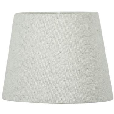 Imagem de Cúpula de Abajur Tecido Rustico Escuro 20x16cm - MARRYLUZ