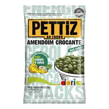 Imagem de Amendoim Crocante Sabor Cebola e Salsa Pettiz 350g