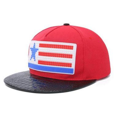 Imagem de Boné Unissex  Hip-Hop Com Estampa De Snapback RANAWELLA - ElaShopp