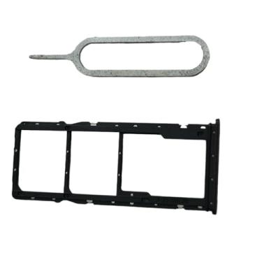 Imagem de zhxchzhi Bandeja de cartão SIM OEM Leitor SD Slot + pino de substituição para Xiaomi Redmi Note 12s Preto