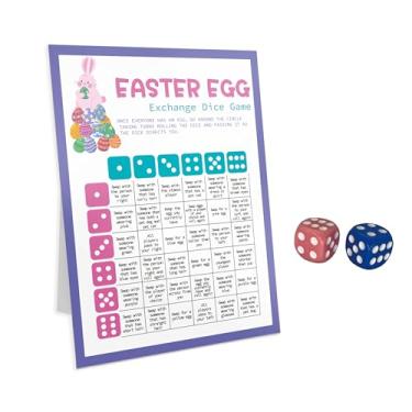 Imagem de Easter Egg Exchange Dice Game, Easter Group Game, Easter Party Game, Fun Easter Games, Pass The Egg Easter Party Game, Easter Egg Swap Game -CD02