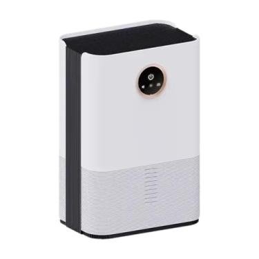 Imagem de XLWLLNJ Desumidificador Mini Desumidificador 110V-240V Botão de pressão Pequeno Desumidificador de ar com desligamento automático Desumidificador para casa